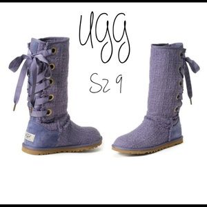 UGG Woman's Heirloom Lace Up Boots